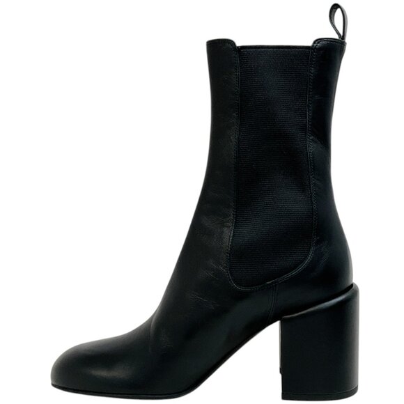Laurence Dacade Black Leather Elen Ankle Boots - Picture 3 of 9